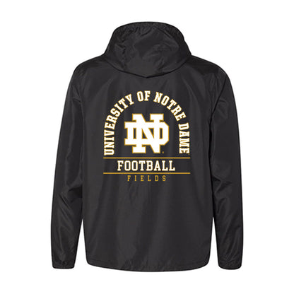 Notre Dame - NCAA Football : Malachi Fields - Windbreaker-1