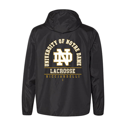 Notre Dame - NCAA Men's Lacrosse : Thomas Ricciardelli - Windbreaker-1