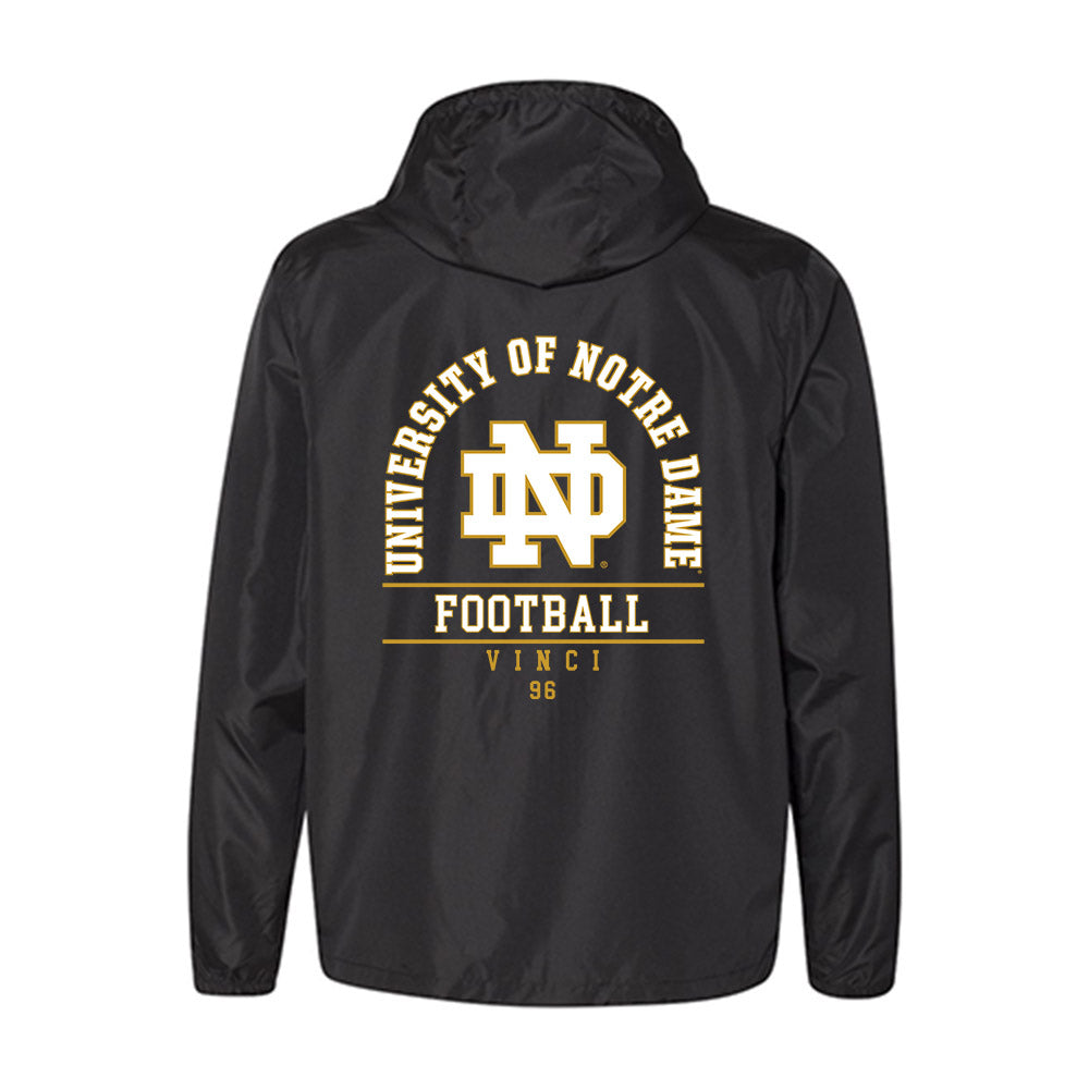 Notre Dame - NCAA Football : Joseph Vinci - Windbreaker-1