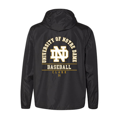Notre Dame - NCAA Baseball : Evan Clark - Windbreaker-1