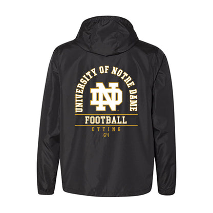 Notre Dame - NCAA Football : Joe Otting - Windbreaker-1