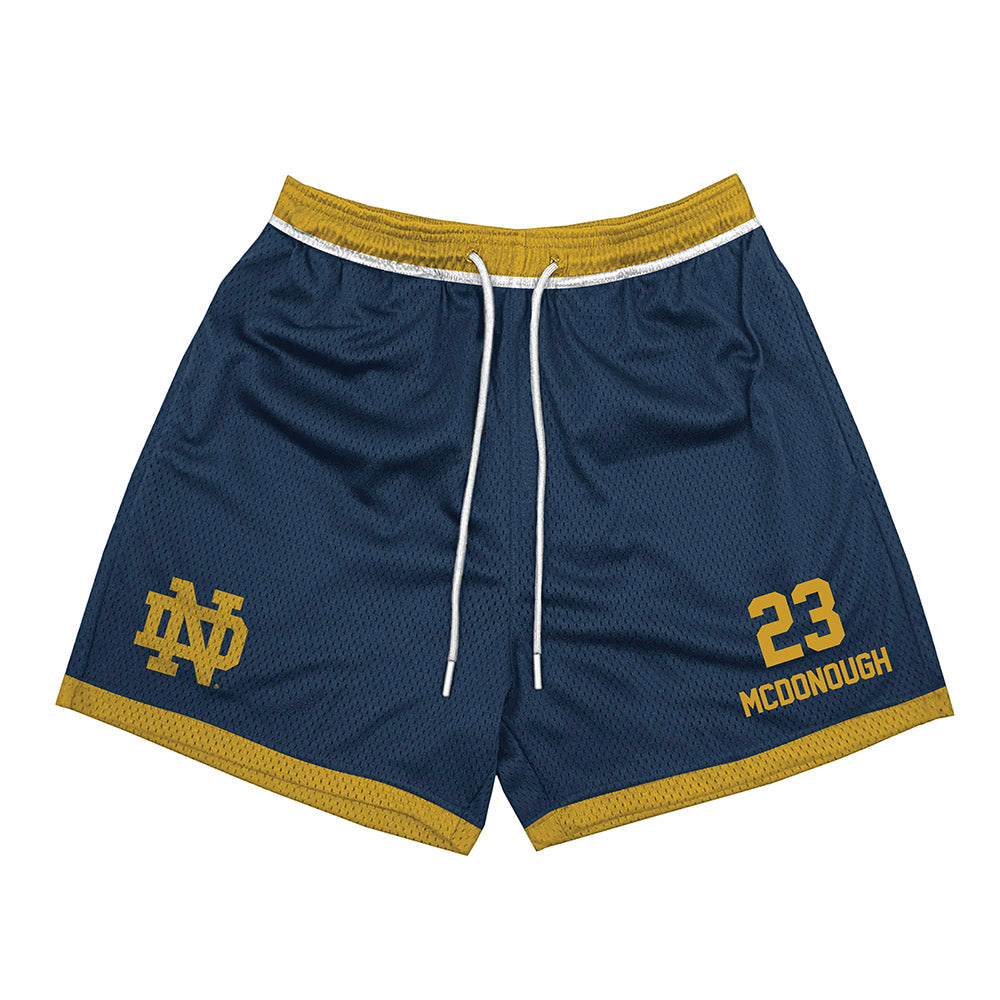 Notre Dame - NCAA Baseball : Tobey McDonough - Shorts-0