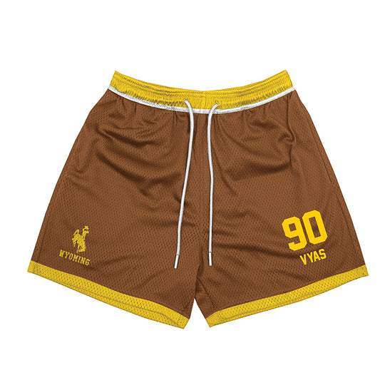 Wyoming - NCAA Football : Aneesh Vyas - Shorts-0