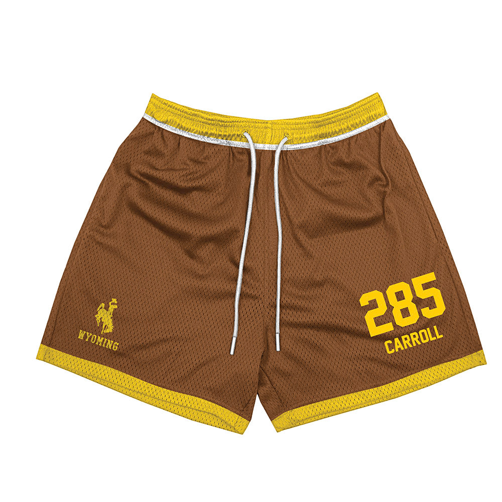 Wyoming - NCAA Wrestling : Christian Carroll - Shorts-0