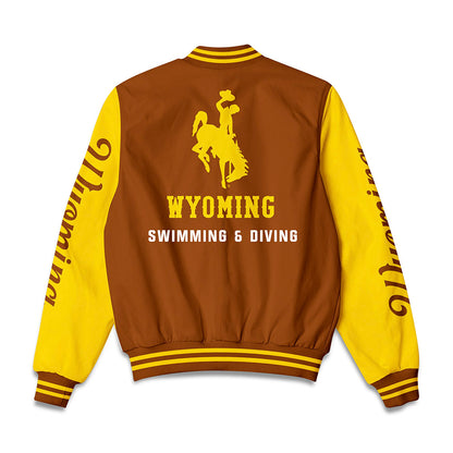 Wyoming - NCAA Women's Swimming & Diving : Macey Hansen - Bomber Jacket-1