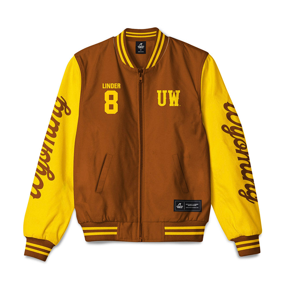 Wyoming - NCAA Women's Soccer : hadley linder - Bomber Jacket-0