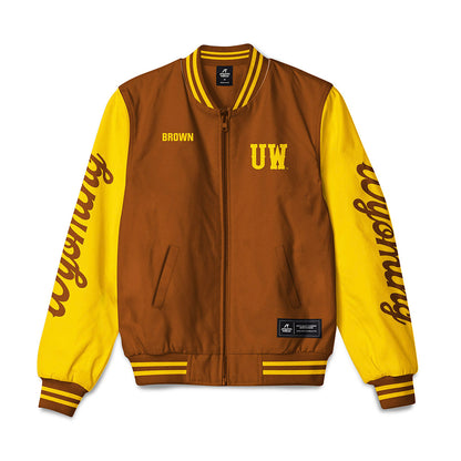 Wyoming - NCAA Men's Cross Country : Tanner Brown - Bomber Jacket-0
