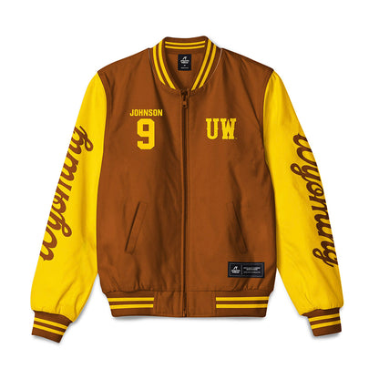Wyoming - NCAA Football : Brayden Johnson - Bomber Jacket-0