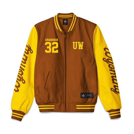 Wyoming - NCAA Women's Soccer : Renee Craddock - Bomber Jacket-0