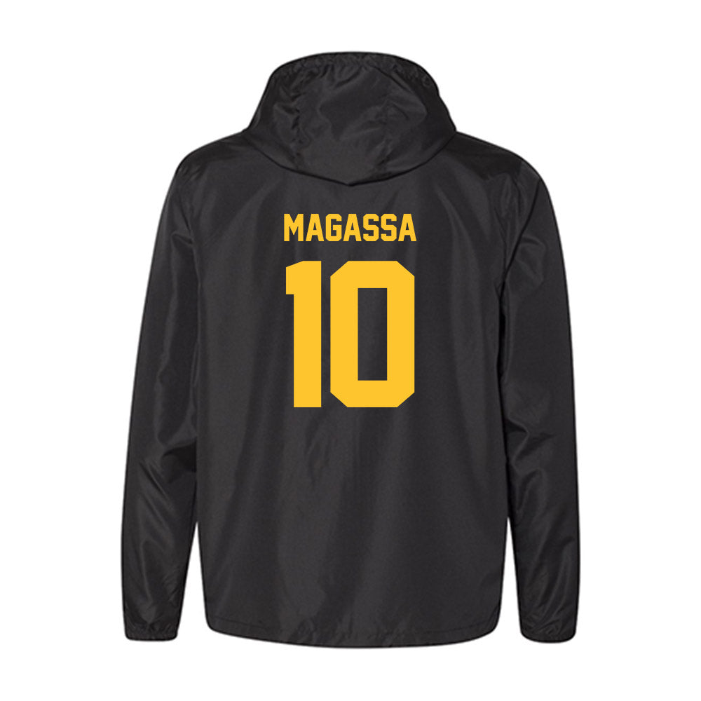 Wyoming - NCAA Men's Basketball : Abou Magassa - Windbreaker-1