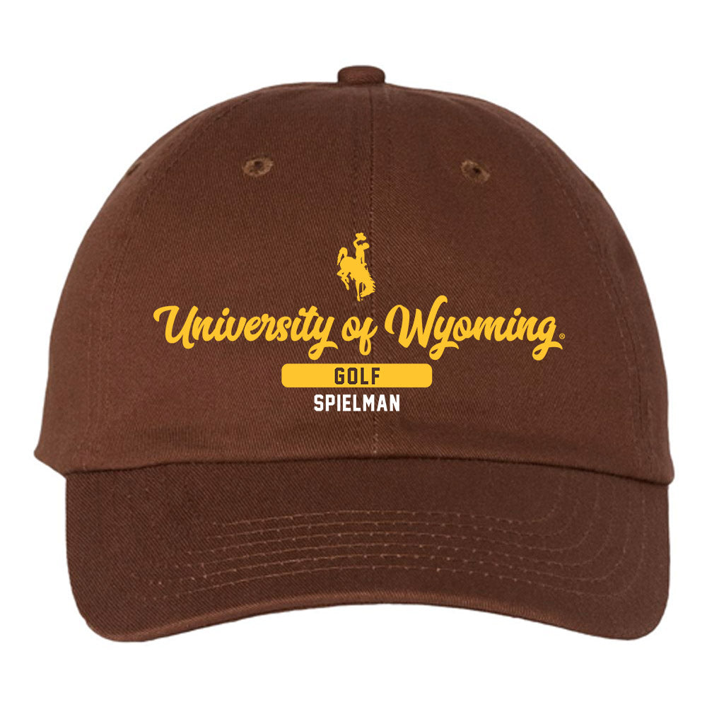 Wyoming - NCAA Women's Golf : Samantha Spielman - Brown Dad Hat