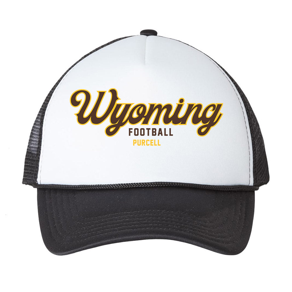 Wyoming - NCAA Football : Lafai Purcell - Trucker Hat-0