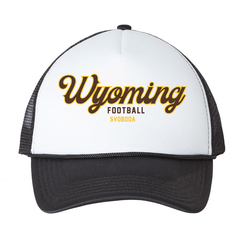 Wyoming - NCAA Football : Evan Svoboda - Trucker Hat