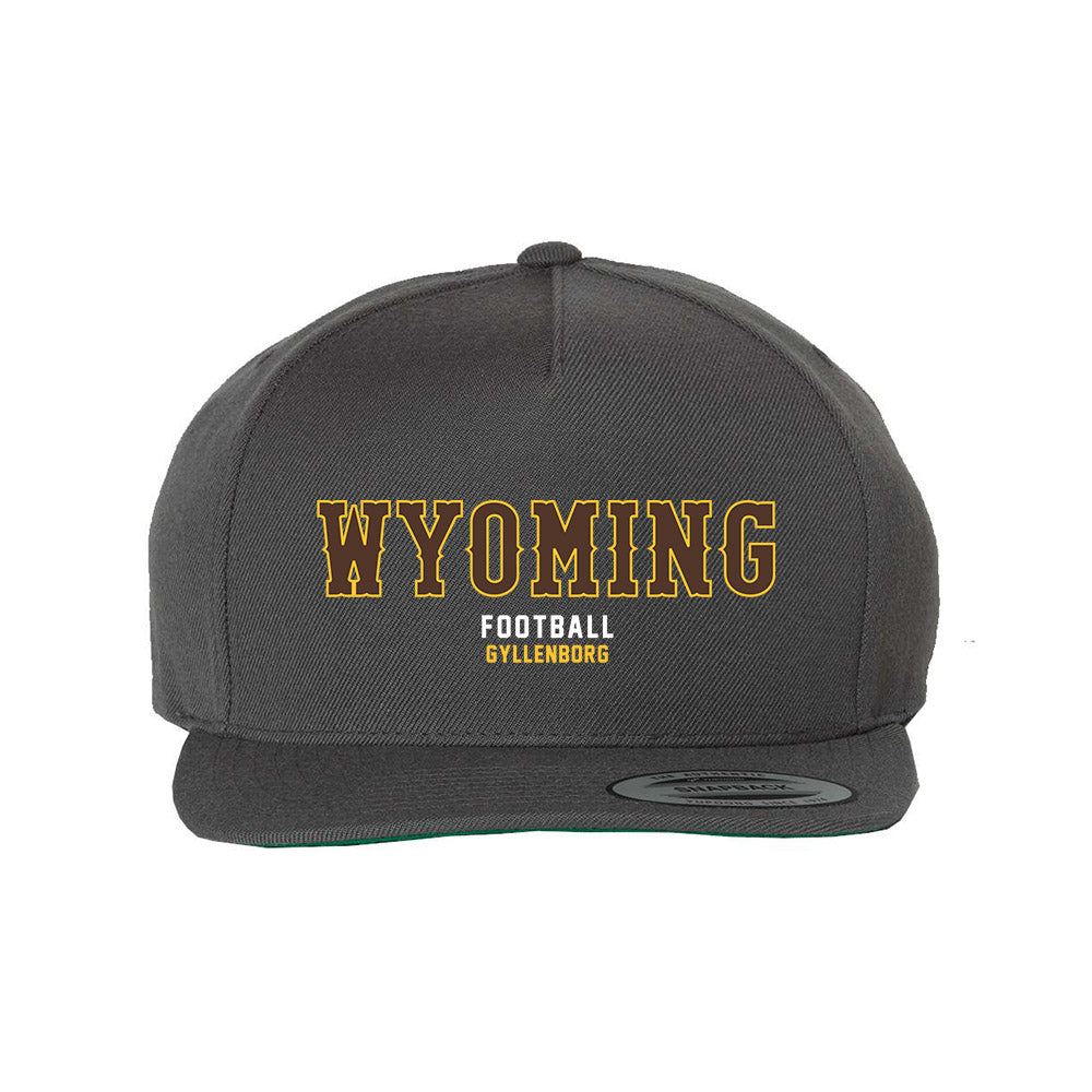 Wyoming - NCAA Football : John Michael Gyllenborg - Snapback Hat
