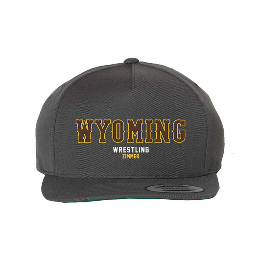 Wyoming - NCAA Wrestling : Kevin Zimmer - Snapback Hat