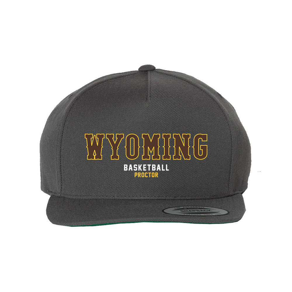 Wyoming - NCAA Women's Basketball : Sofia Proctor - Snapback Hat