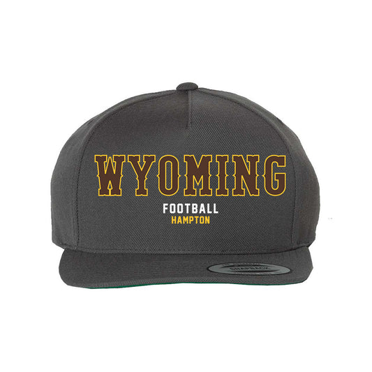 Wyoming - NCAA Football : Tyler Hampton - Snapback Hat-0