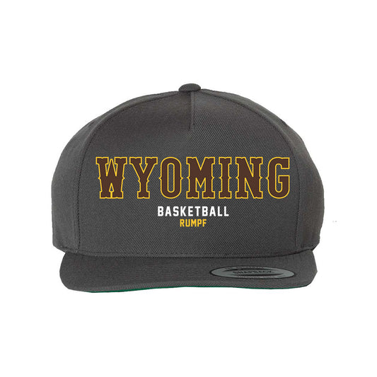 Wyoming - NCAA Women's Basketball : Jane Rumpf - Snapback Hat-0