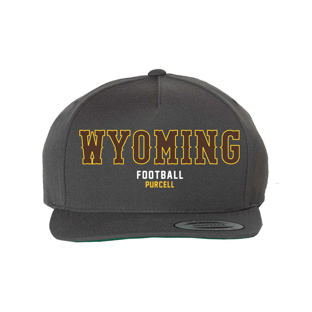 Wyoming - NCAA Football : Lafai Purcell - Snapback Hat-0