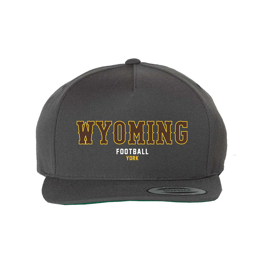 Wyoming - NCAA Football : Carson York - Snapback Hat