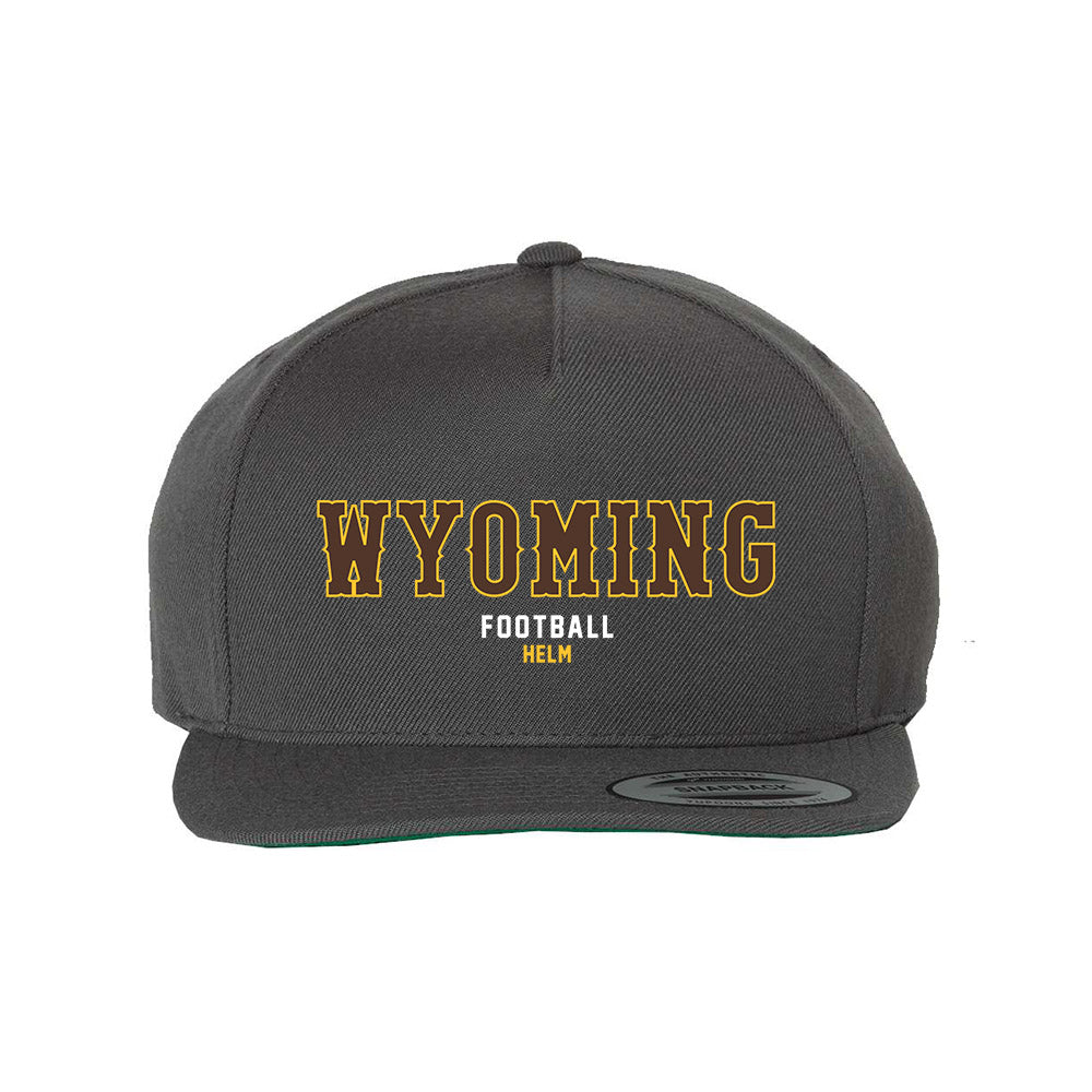 Wyoming - NCAA Football : Gavyn Helm - Snapback Hat
