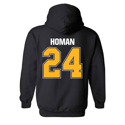 FHSU - NCAA Men's Basketball : Tory Homan - Classic Shersey Hooded Sweatshirt-1