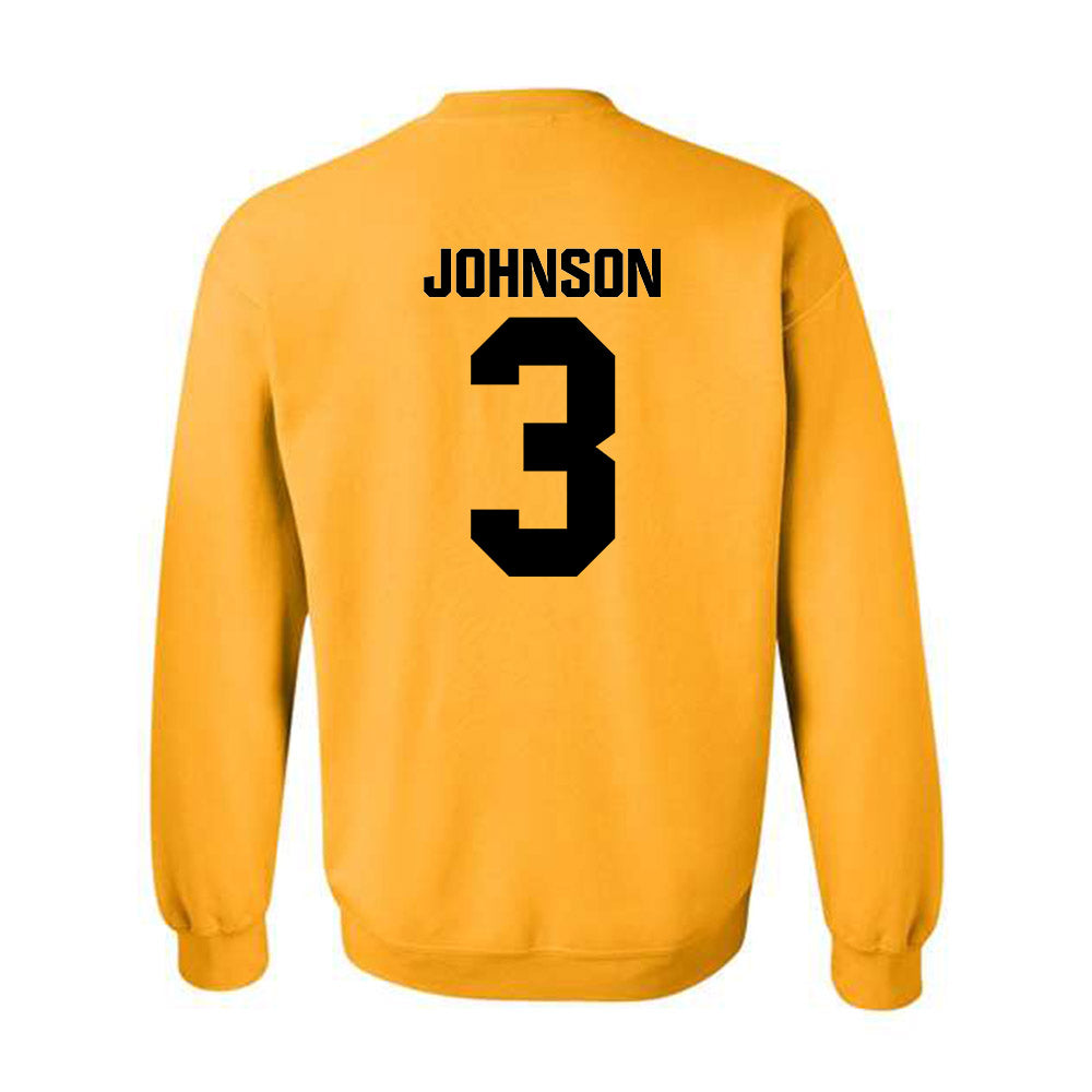 FHSU - NCAA Football : John Johnson - Classic Shersey Crewneck Sweatshirt-1