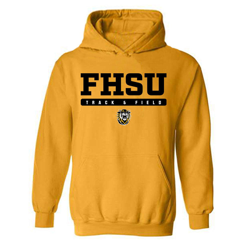 FHSU - NCAA Men's Track & Field : Spencer Rich - Classic Shersey Hooded Sweatshirt