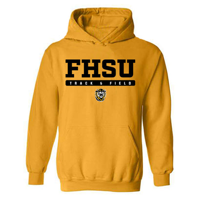 FHSU - NCAA Men's Track & Field : Spencer Rich - Classic Shersey Hooded Sweatshirt