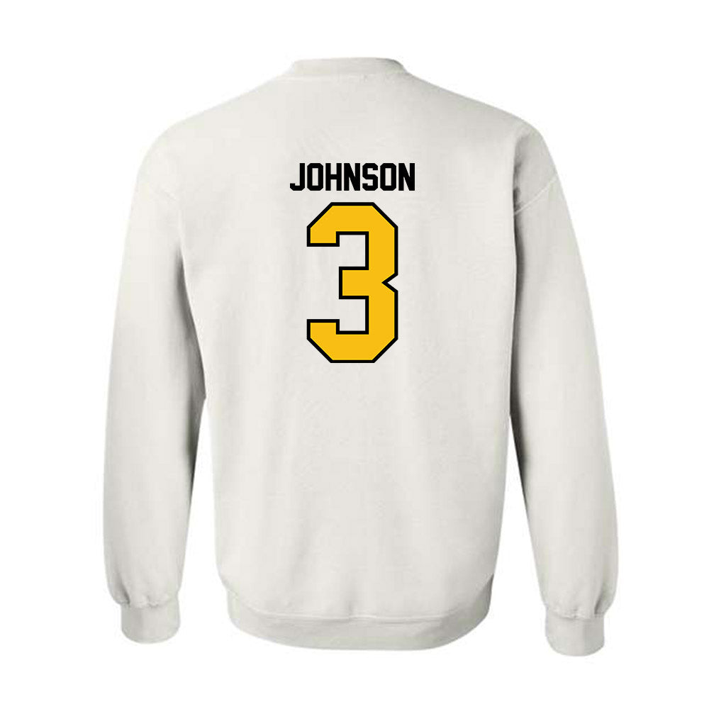 FHSU - NCAA Football : John Johnson - Classic Shersey Crewneck Sweatshirt-1