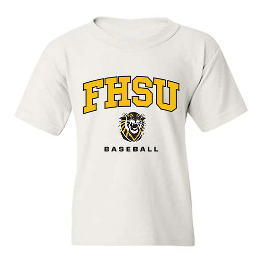 FHSU - NCAA Baseball : Tony Moore - Classic Shersey Youth T-Shirt-0