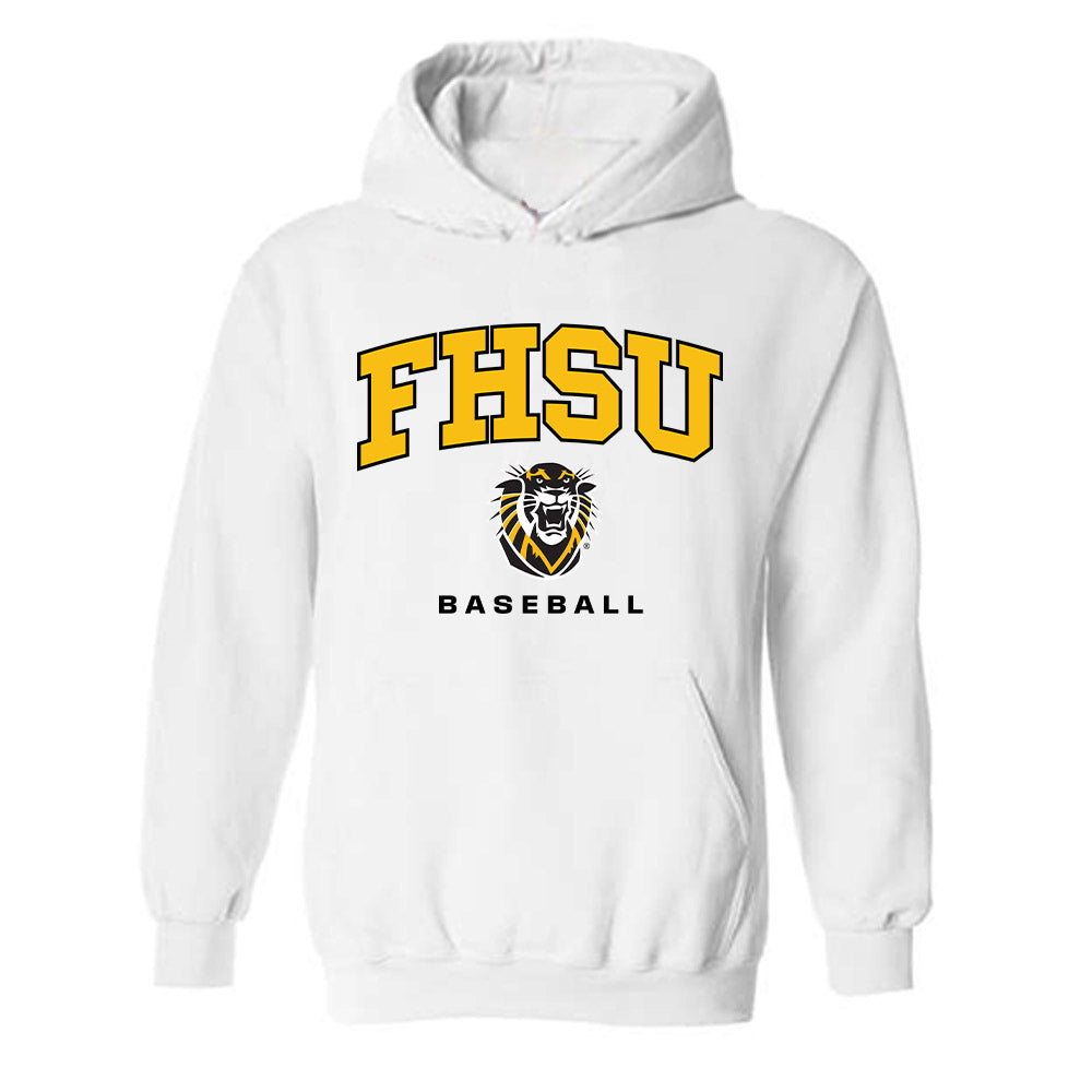 FHSU - NCAA Baseball : Brett Jacobs - Classic Shersey Hooded Sweatshirt-0