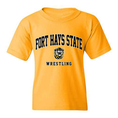 FHSU - NCAA Wrestling : Riah Ostrander - Classic Shersey Youth T-Shirt-0