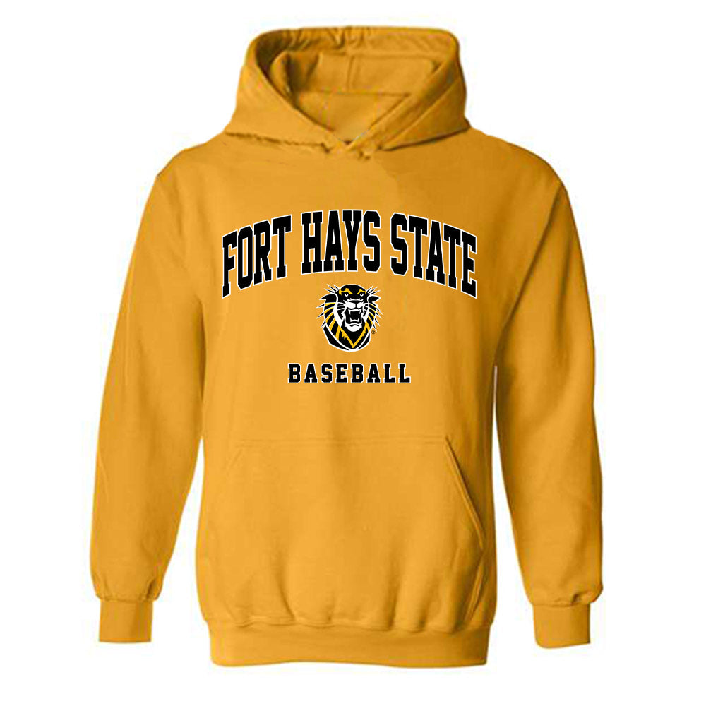 FHSU - NCAA Baseball : Carson Wasinger - Classic Shersey Hooded Sweatshirt-0