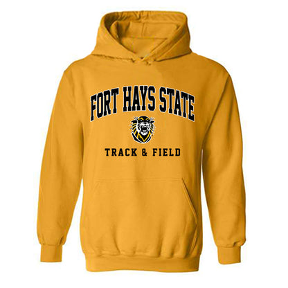 FHSU - NCAA Men's Track & Field : Brody Burns - Classic Shersey Hooded Sweatshirt-0