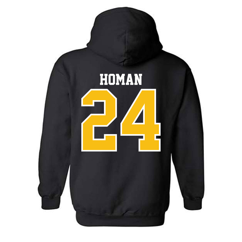 FHSU - NCAA Men's Basketball : Tory Homan - Classic Shersey Hooded Sweatshirt-1