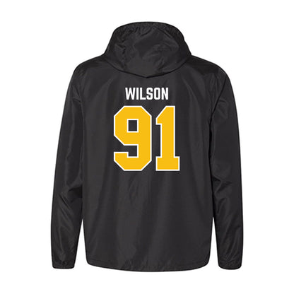 FHSU - NCAA Football : Jakolbi Wilson - Black Windbreaker-1
