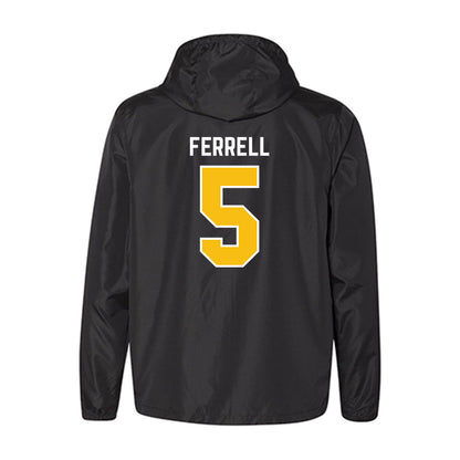 FHSU - NCAA Football : Ladainian Ferrell - Black Windbreaker-1