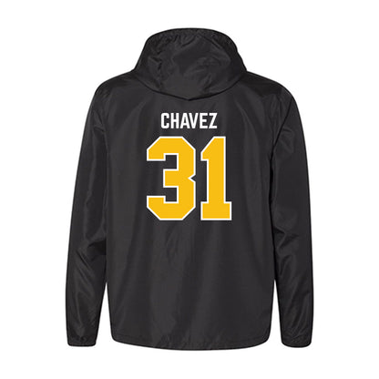 FHSU - NCAA Baseball : Brandon Chavez - Black Windbreaker-1