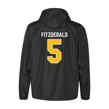 FHSU - NCAA Softball : Taylor Fitzgerald - Black Windbreaker-1