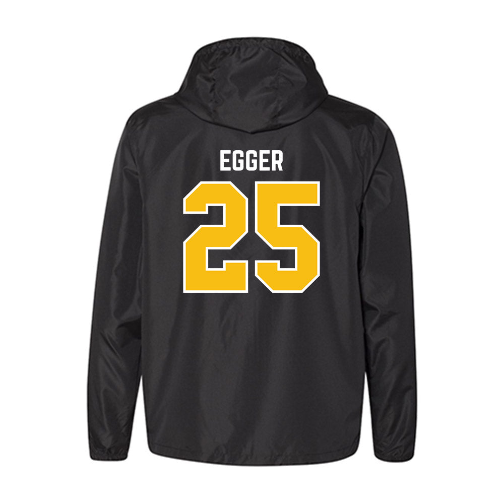 FHSU - NCAA Softball : Savanah Egger - Black Windbreaker-1