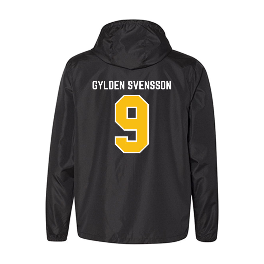 FHSU - NCAA Men's Soccer : Fabian Gylden Svensson - Black Windbreaker