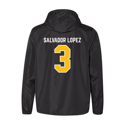 FHSU - NCAA Men's Soccer : Alvaro Salvador Lopez - Black Windbreaker