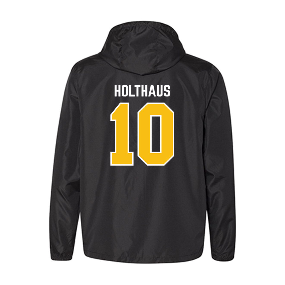 FHSU - NCAA Football : Isaiah Holthaus - Black Windbreaker