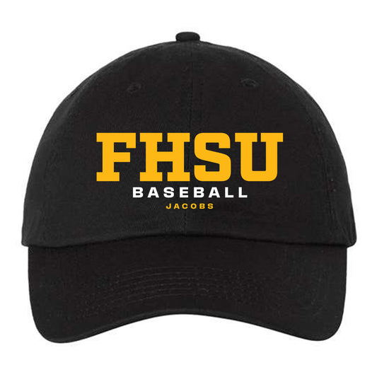FHSU - NCAA Baseball : Brett Jacobs - Dad Hat-0