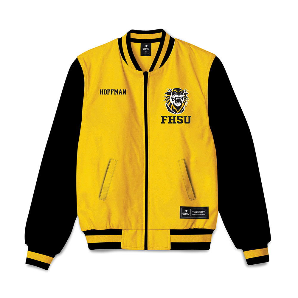 FHSU - NCAA Football : Caiden Hoffman - Bomber Jacket-0