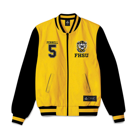 FHSU - NCAA Football : Ladainian Ferrell - Bomber Jacket-0