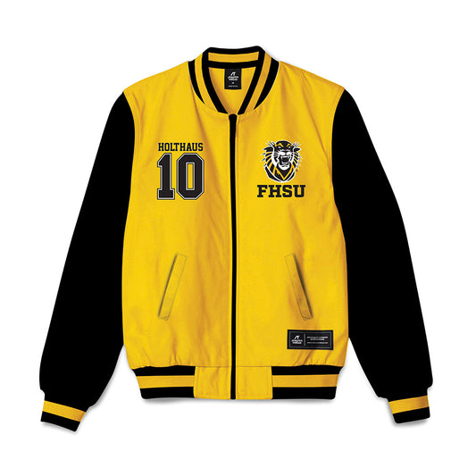 FHSU - NCAA Football : Isaiah Holthaus - Bomber Jacket