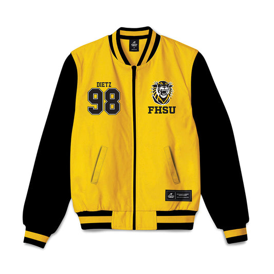 FHSU - NCAA Football : Kayson Dietz - Bomber Jacket-0