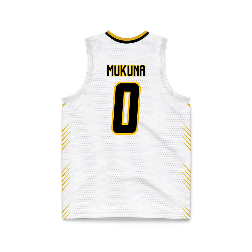 FHSU - NCAA Men's Basketball : Dan Mukuna - White Basketball Jersey-1
